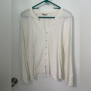 Faherty Brand linen blend top